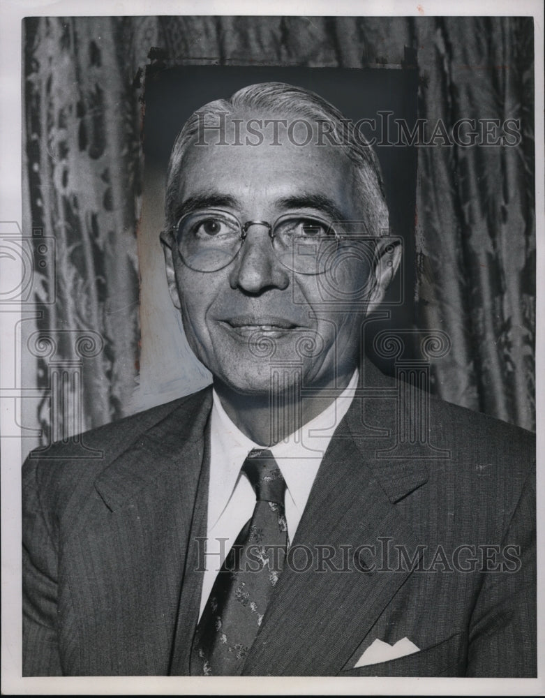 1958 Press Photo Percival Flack Brundage Deputy Division of Bureau of Budget