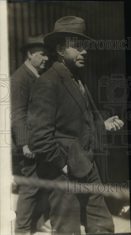 1921 Press Photo Captain James Hewston of $500,000 Whiskey Smuggler - nef48276