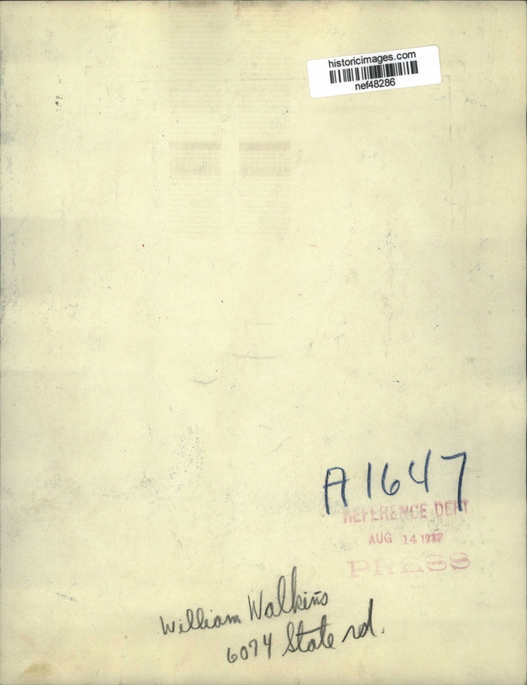 1937 Press Photo William Walkins, of 6074 State Road. - nef48286