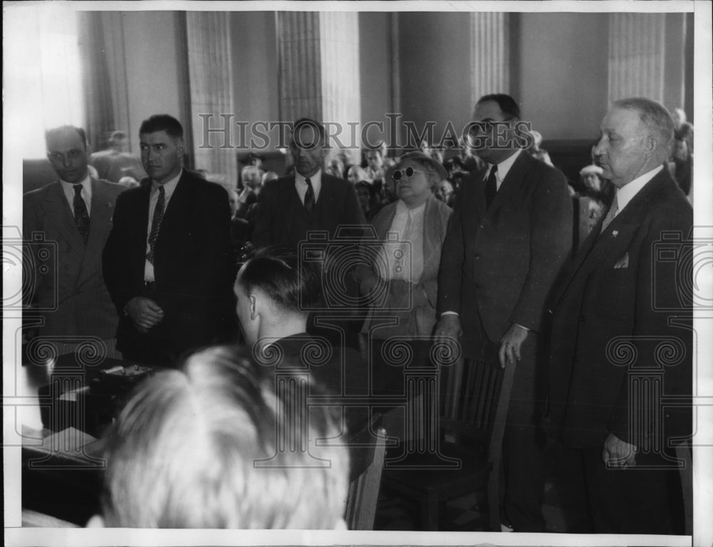 1936 Press Photo State Rum Graft Investigation Gets Under Way in Los Angeles