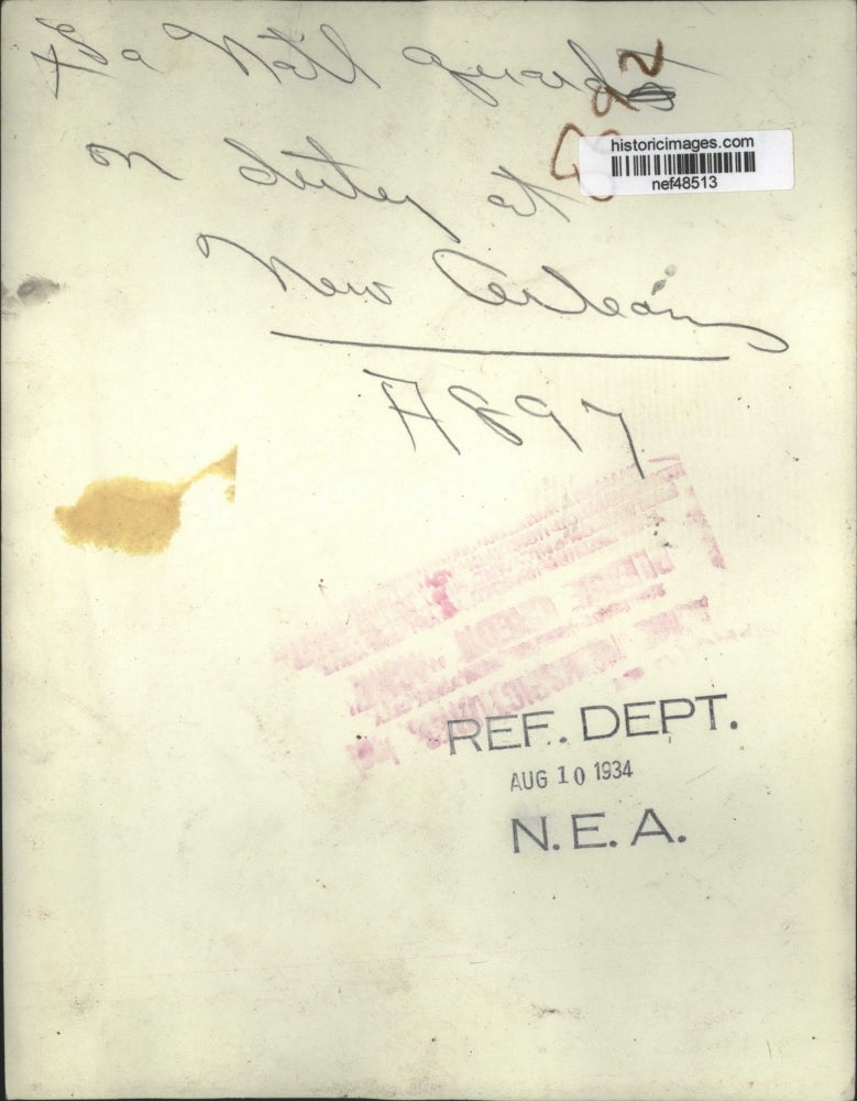 1934 Press Photo National Guards on Duty in New Orleans - nef48513