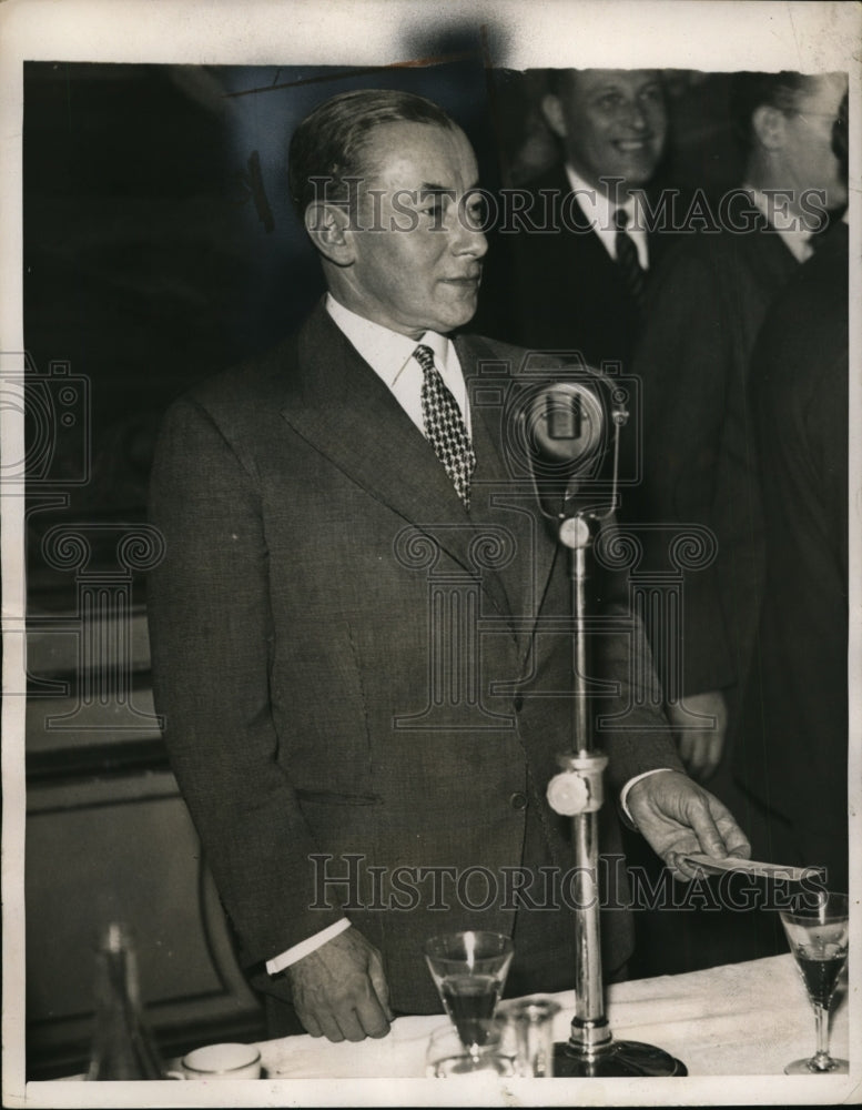 1938 Press Photo M.Paul Reynaud French Minister of Finance - nef48865- Historic Images