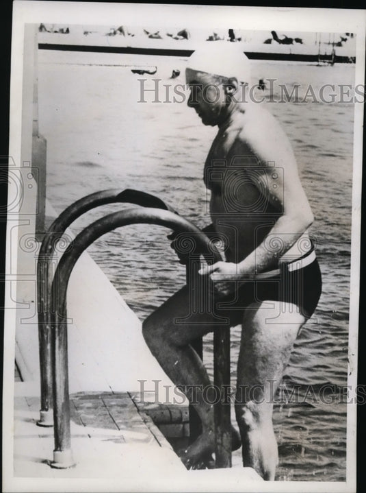 1939 Press Photo Paul Reynaud French Finance Minister at Le Touquet - nef48868- Historic Images