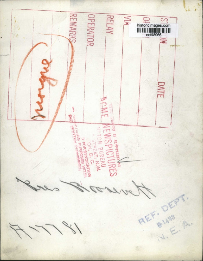 1948 Press Photo President Roosevelt - nef48966