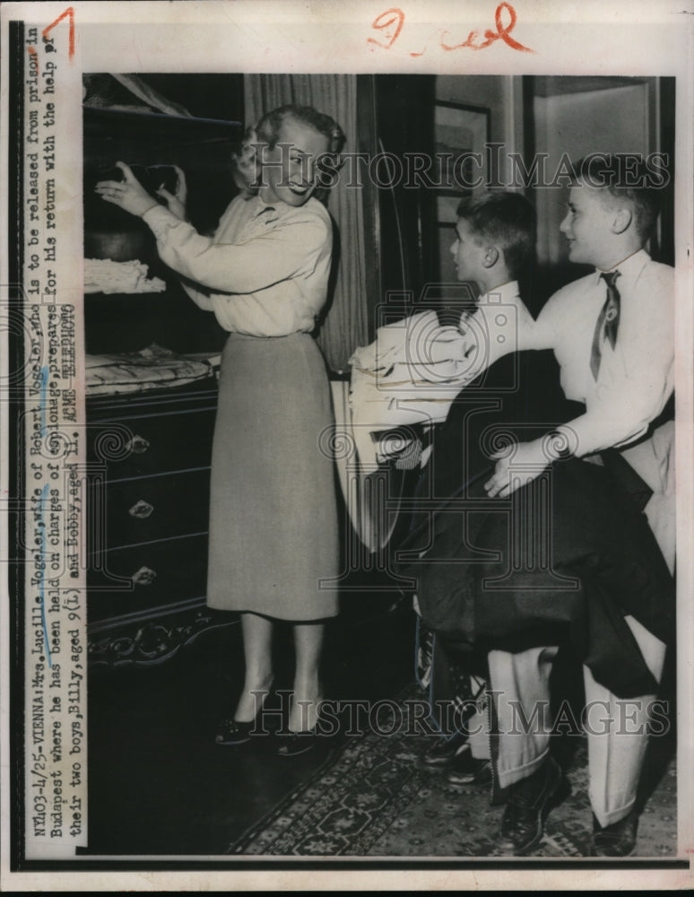 Load image into Gallery viewer, 1951 Press Photo Robert Vogeler to be Released From Budapest Prison - nef48983
