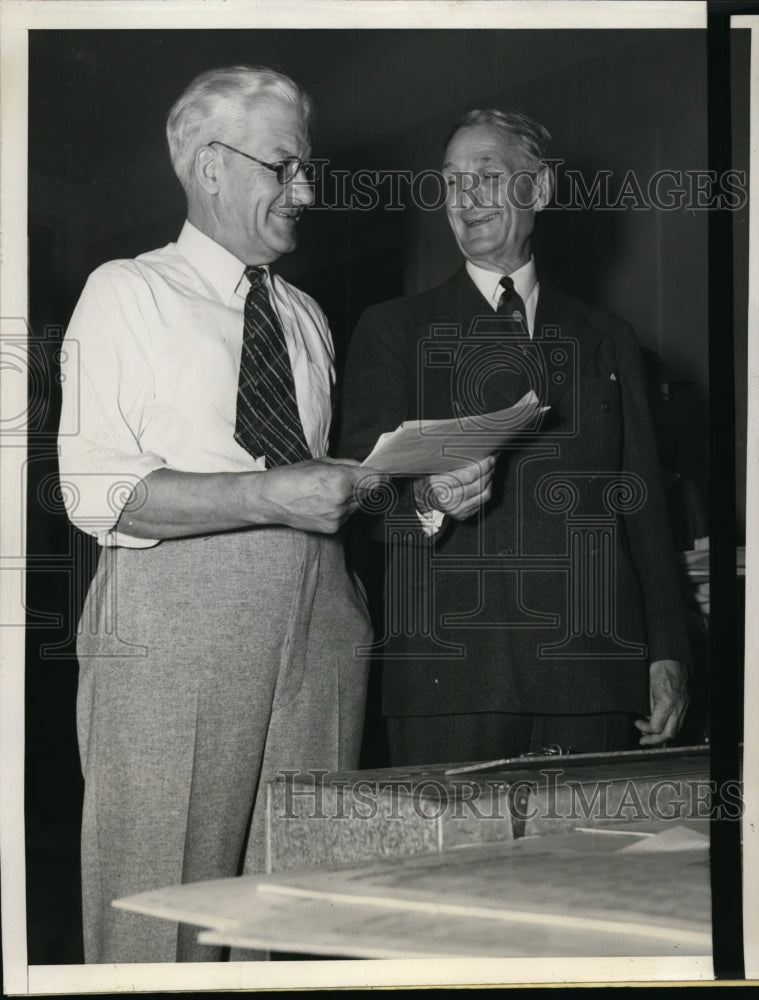 1938 Press Photo William Gibbs McAdoo Voting in Los Angeles, Calliornia Primary