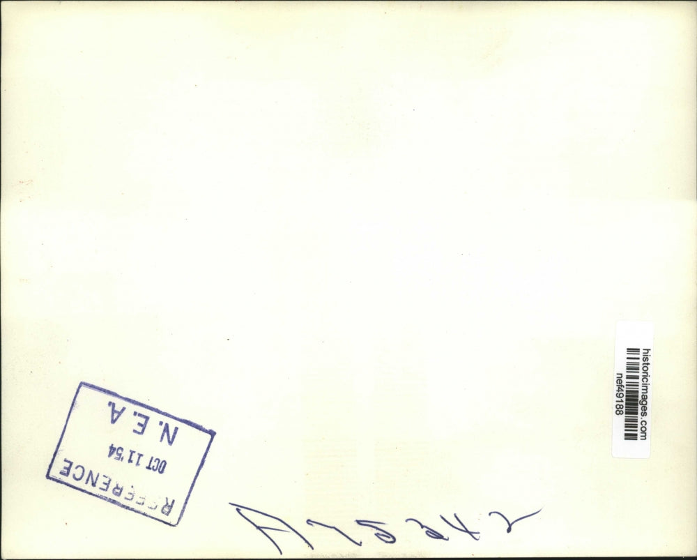 1954 Press Photo Sen McCarthy Shown Appearing On TV Program "Meet The Press"