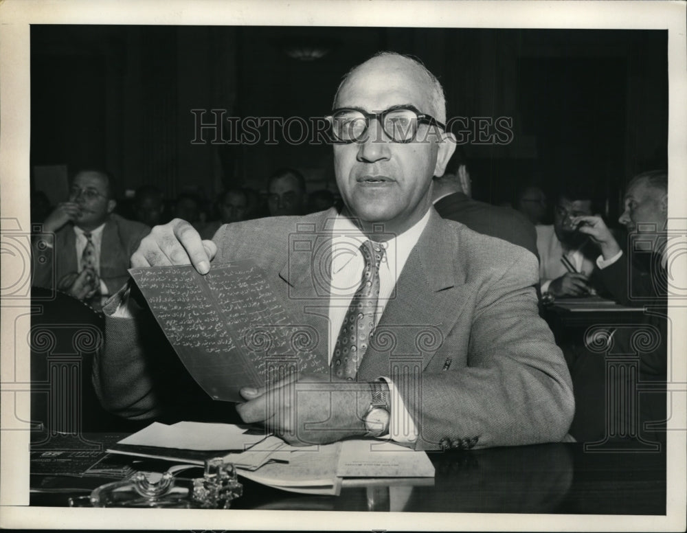 1955 Press Photo Unknown Male at Convention - nef49277