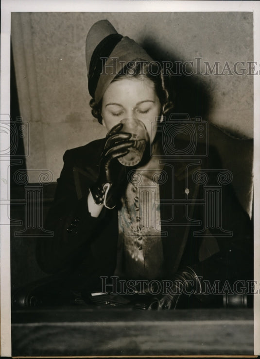 1938 Press Photo Margaret Sikora During Husband's Murder Trial, Chicago