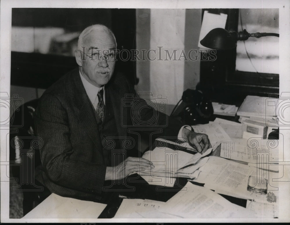 1934 Press Photo Dr. William H. Park, Development Infantile Paralysis Serum