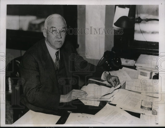 1934 Press Photo Dr. William H. Park, Development Infantile Paralysis Serum