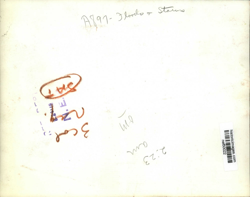 1949 Press Photo Sea Food Restaurant at New Orleans destroyed by Storms