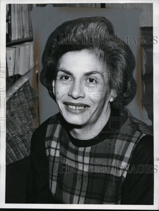 1962 Press Photo Mary Schneider, High Blood Pressure Patient - nef50140