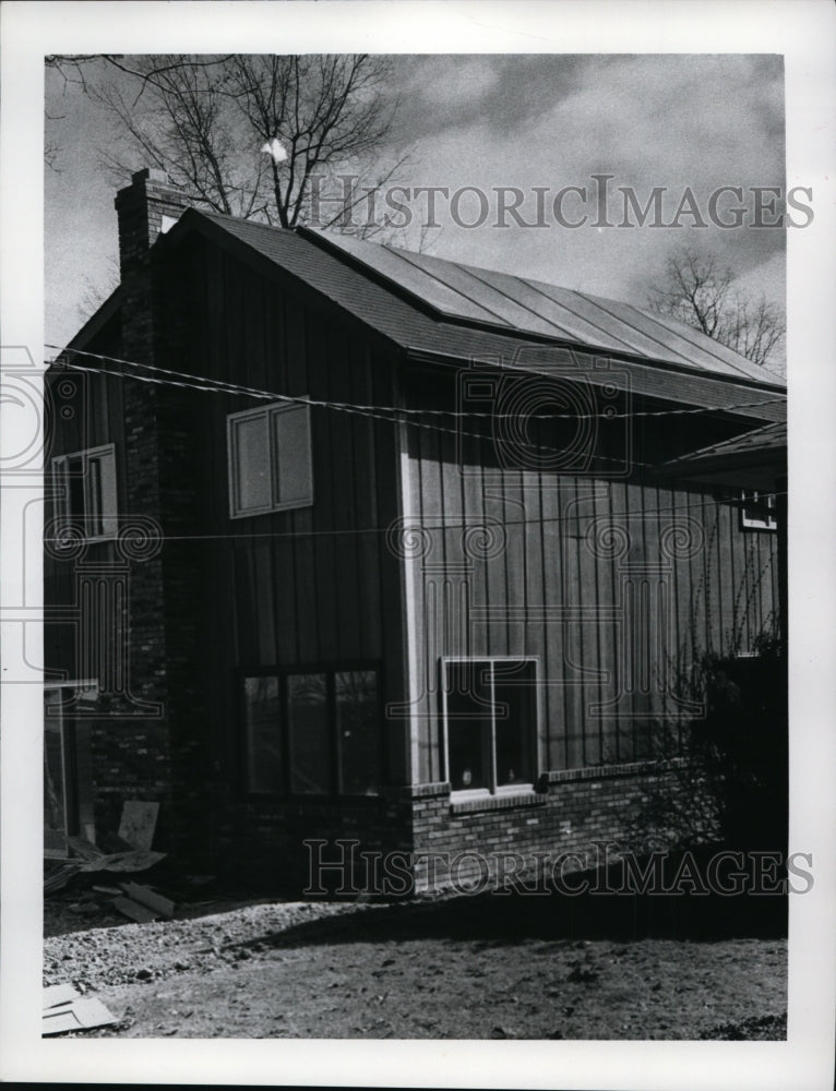 1978 Press Photo Solar Heated House Built by Parma, Ohio High School Students