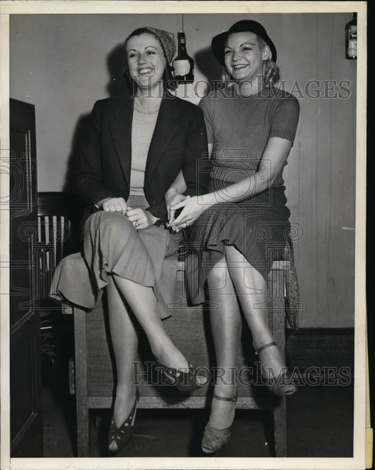 1938 Press Photo Mrs. J.B. Williams, Eva Williams Shaw in Court, Los Angeles