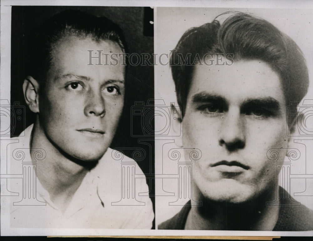 1935 Press Photo Death Trial for Burton Phillips and Homer Binkley - nef50276