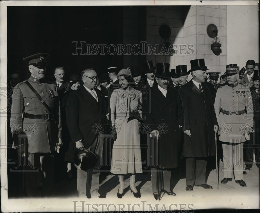 1931 Press Photo Premier Pierre Laval of France Arrives in Washington- Historic Images