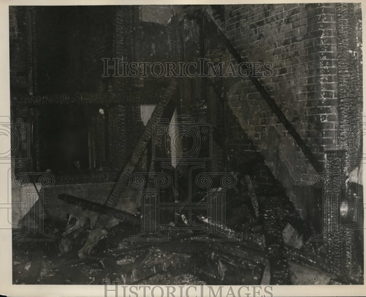 1931 Press Photo Fire Damage - nef50379
