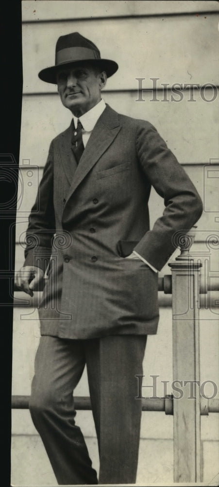 1923 Press Photo William Gibbs McAdoo in Washington, D.C. - nef50497