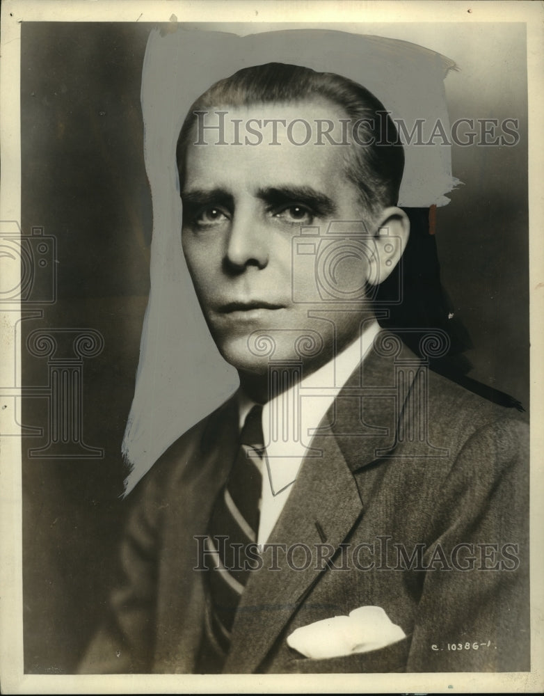 1931 Press Photo William Von Hoogastraten Will Conduct Orchestra - nef50570- Historic Images