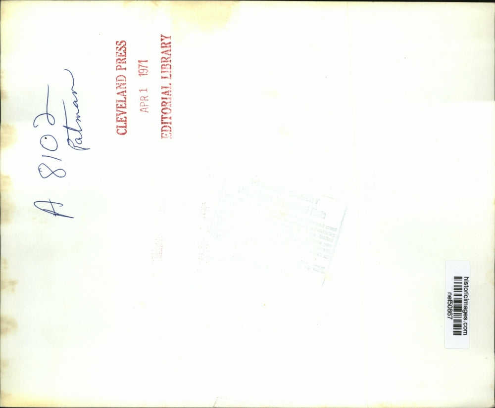 1971 Pres Photo Wright Patman Emerge From Conf & Advocated Restoration of Tax