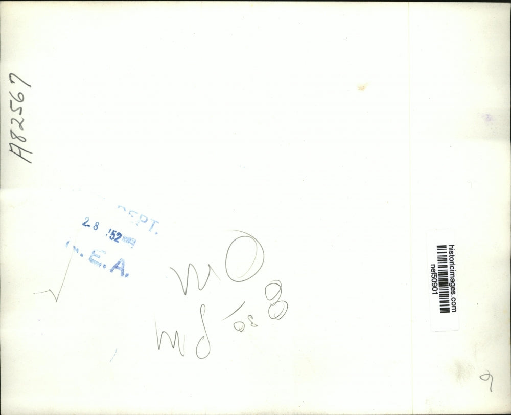 1952 Press Photo John B Dunlap Proposed to Congress 21 Tax Districts Be Set Up