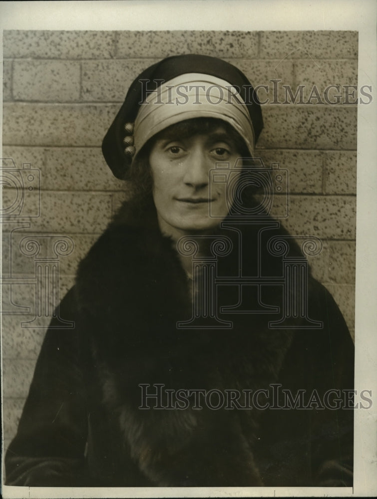 1929 Press Photo Mrs William Lewis Took Notes on Lilliondahl Trial - nef51475