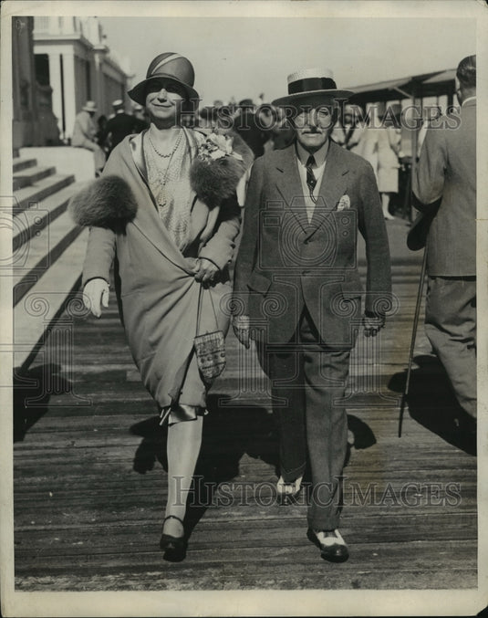 Press Photo Mr. and Mrs. Frederick Gould of New York - nef51525