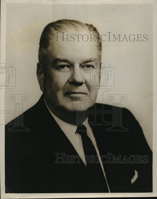 1956 Press Photo Walter F Munford Assist Exec Vice Pres of Operations U S Steel