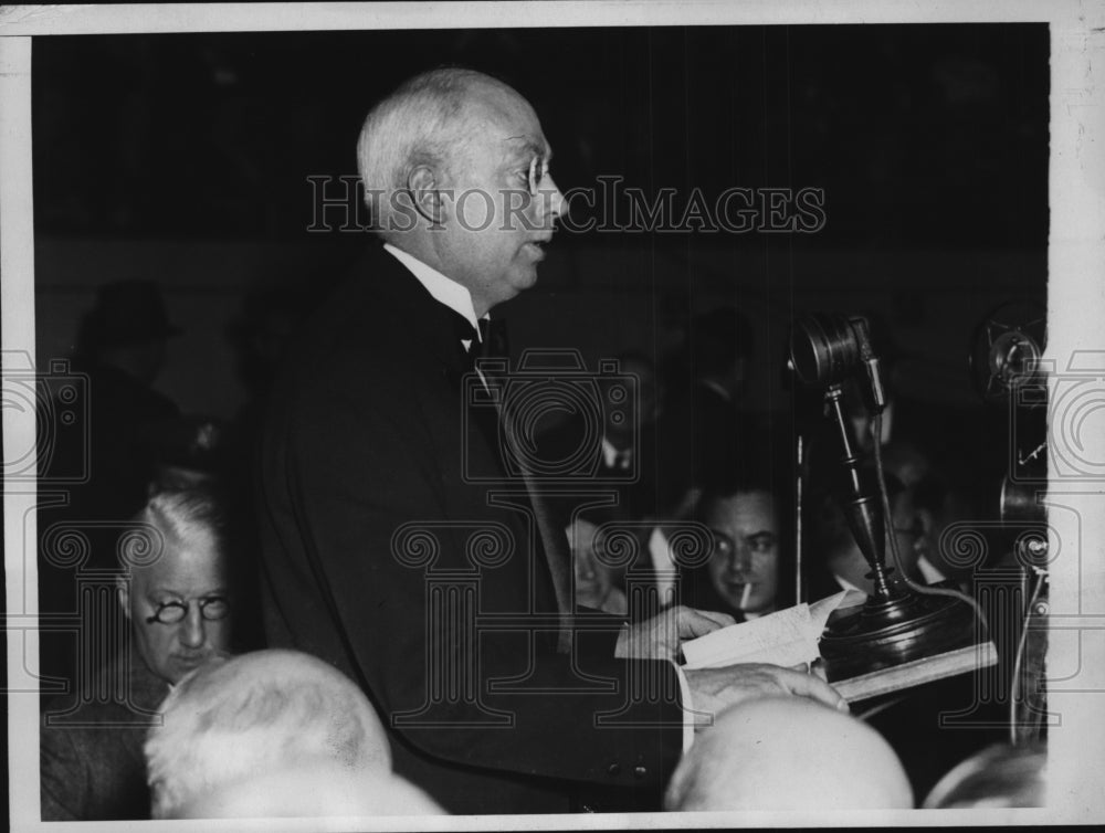 1934 Press Photo Chancellor Harry Woodburn Chase of New York University