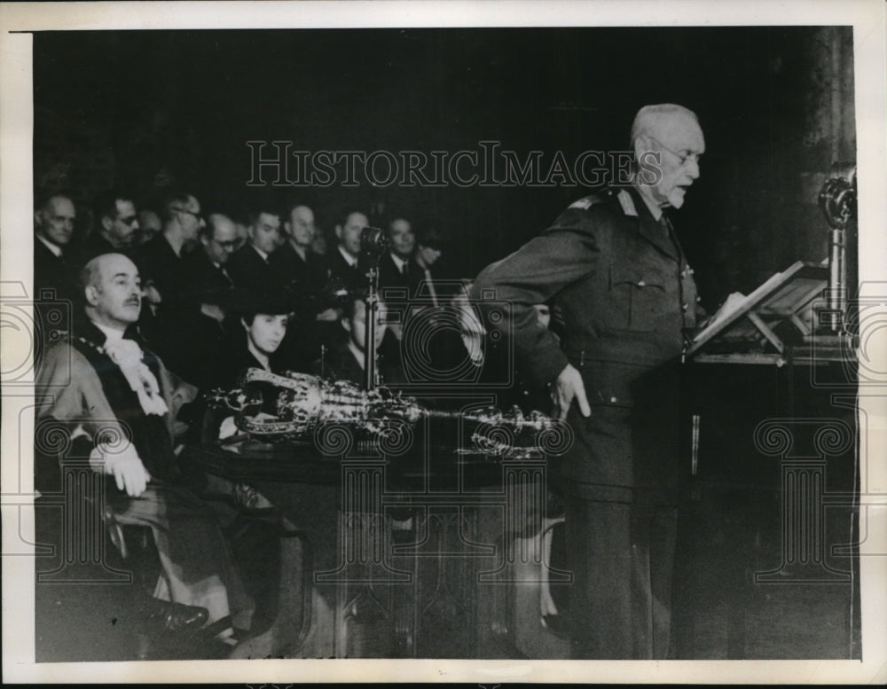 1943 Press Photo Jan Christian Smuts South Africa Prime Minister - nef51897