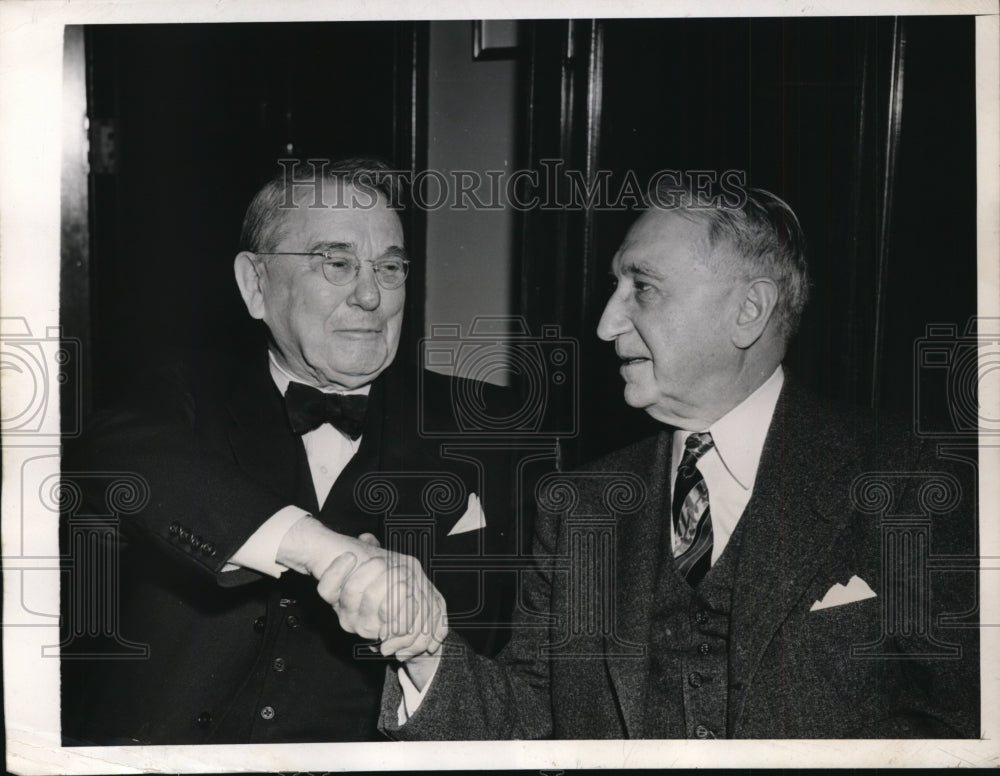 1945 Press Photo Sen Kenneth McKeller &amp; Sen Walter F George Celebrate Birthdays- Historic Images