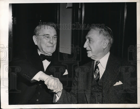 1945 Press Photo Sen Kenneth McKeller & Sen Walter F George Celebrate Birthdays- Historic Images