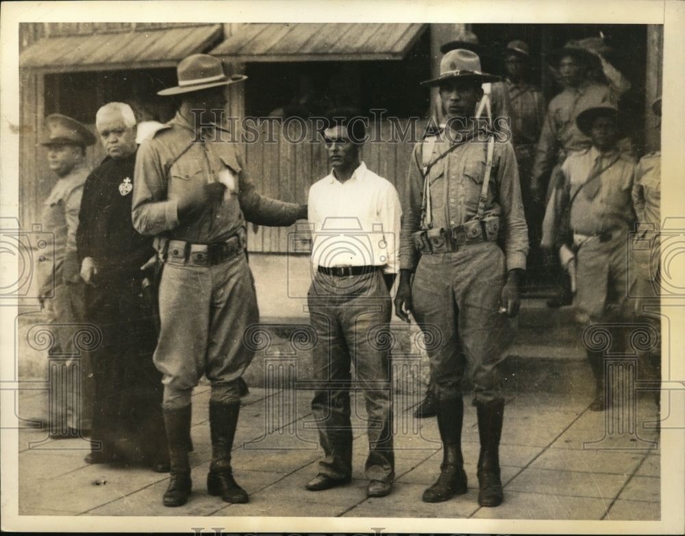 1935 Press Photo Jose Castiello Puentes Convicted Murderer of Lt Juan Alvarez