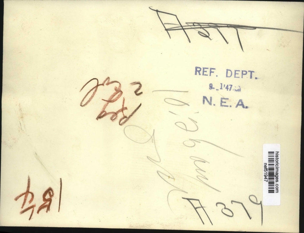 1947 Press Photo Elliott Roosevelt & Attorney Joseph Sharfsin Confer at Session