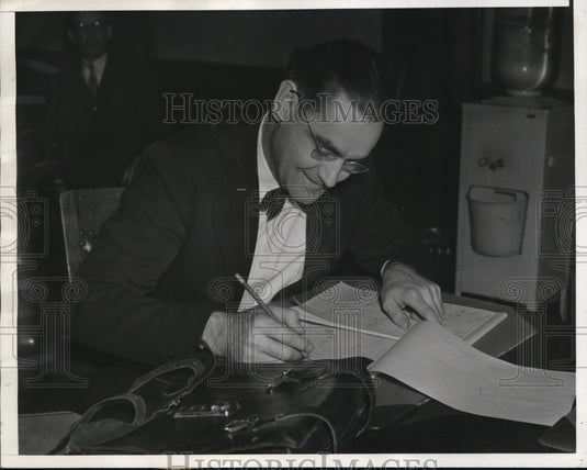 1940 Press Photo Veteran's Trial in Mass Death Case Opens - nef52006