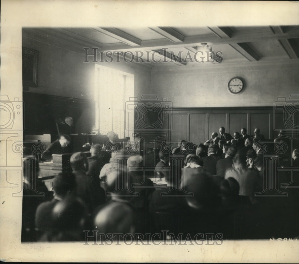 1922 Press Photo Stone Murder Trail - nef52026