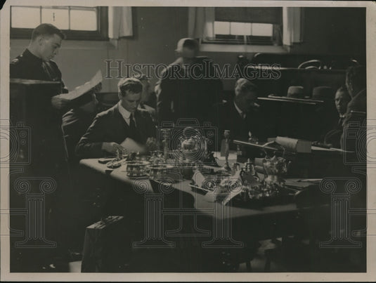 1926 Press Photo Gold & Silver Seized in Burglary/Robbery Case - nef52078