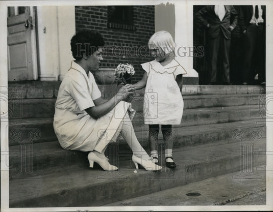 1934 Press Photo Ruth Schwagerman, Friend of Missing Boy Robert Conner, New York