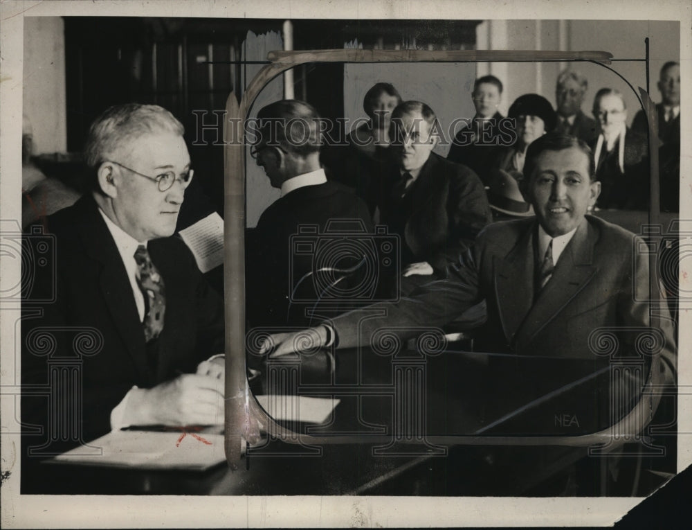 1928 Press Photo Will Hayes Testifying at Oil Hearing - nef52181