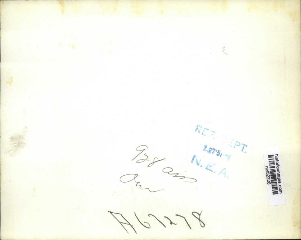 1951 Press Photo Dwight D. Eisenhower, Grayson L. Kirk at Columbia University