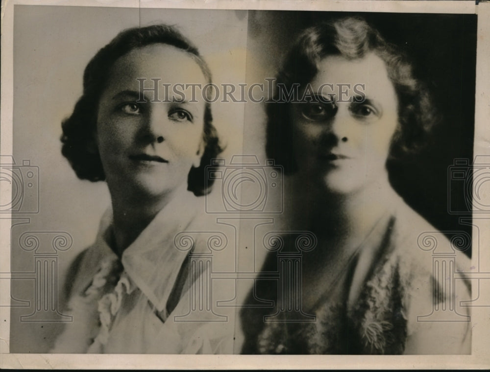 1936 Press Photo Mother & Sister of Washington Kidnapping Victim Charles Mattson