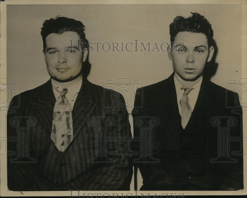 Load image into Gallery viewer, 1934 Press Photo Masil Roe, Joseph Mathers of Gaylord Saunders Murder Indiana

