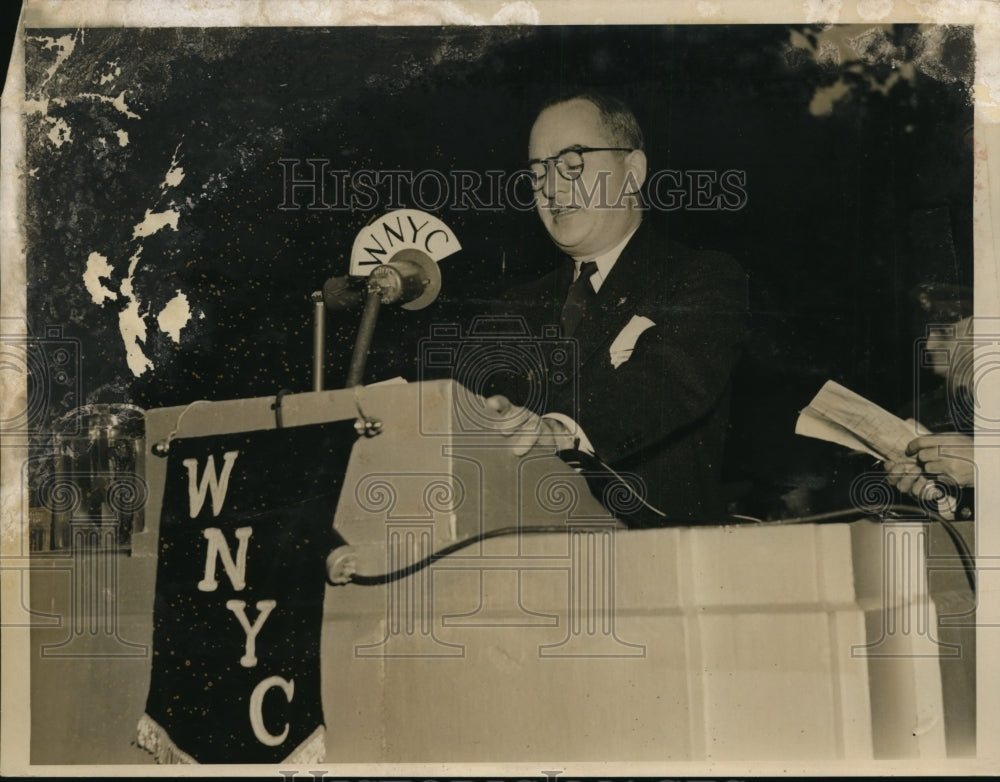 1937 Press Photo Harry W. Colmery Addressing American Legion - nef52291