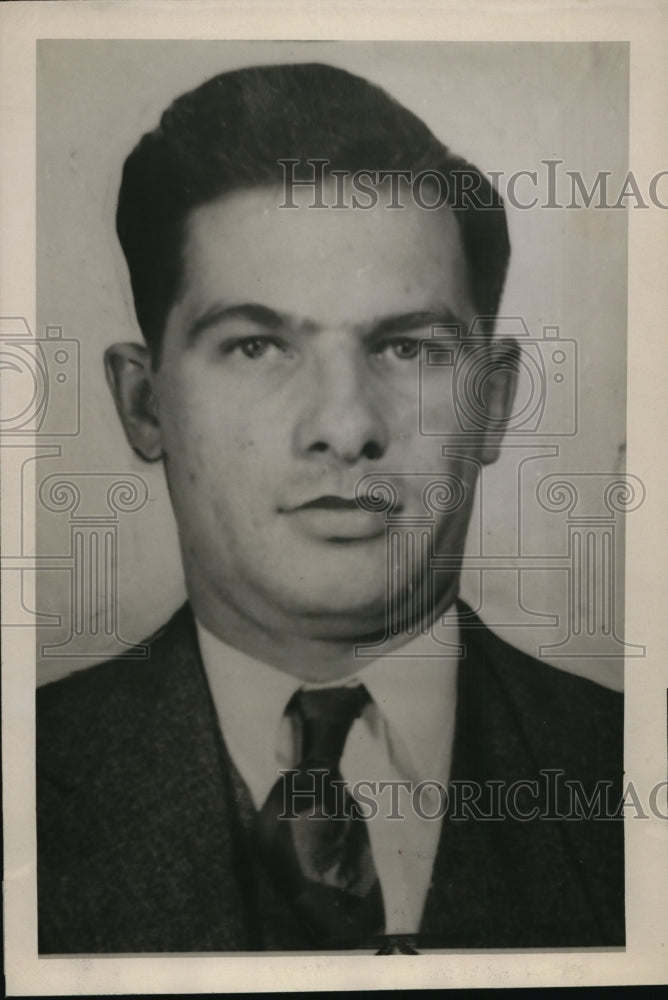 1945 Press Photo Larry Theis Wanted for Questioning in Murder of Alberta Young