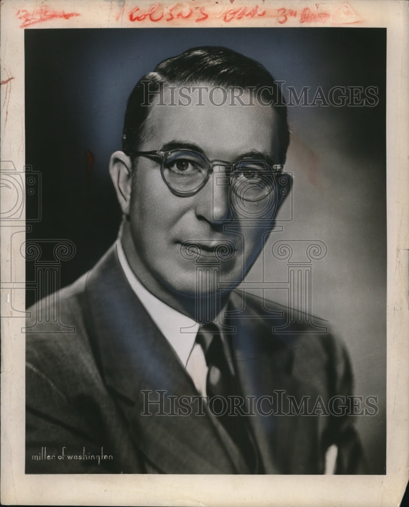 1954 Press Photo Senator Estes Kefauver of Tennessee - nef52489