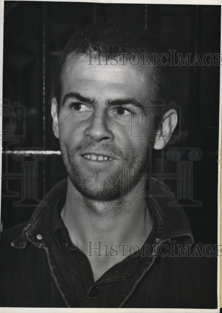 1938 Press Photo Fred Roger Cunningham alias Joe Cummings, found in jail