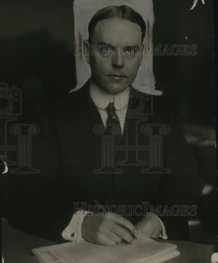 1924 Press Photo Frank Thiel Assistant US Treasurer - nef52712- Historic Images