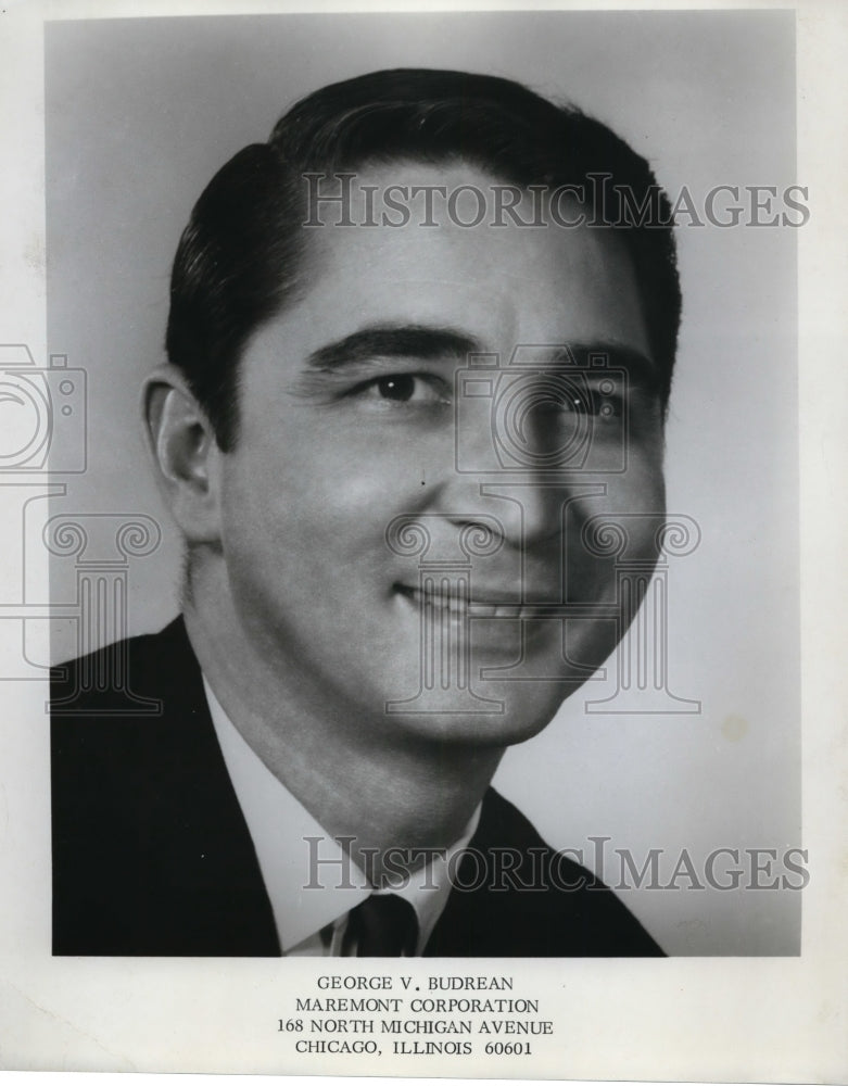 Press Photo George V. Budrean of Marmont Corporation - nef52843