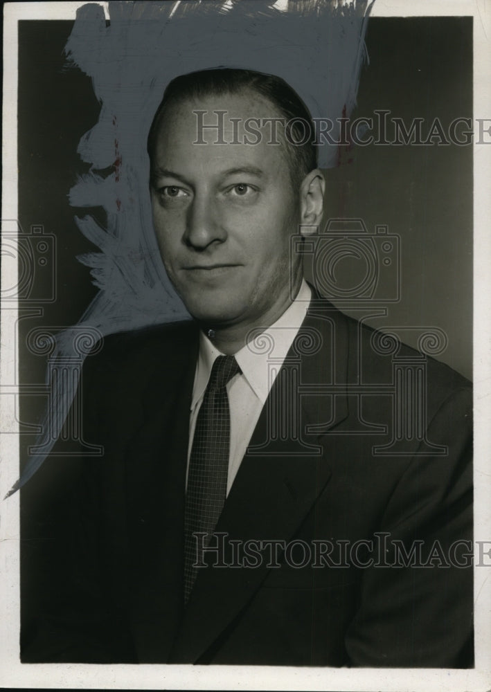1954 Press Photo Robert A. Rohn, Aluminum company of America, San Francisco